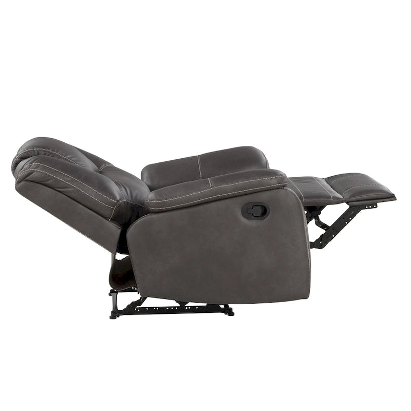 Fauteuil inclinable manuel en similicuir Kameryn de Steve Silver