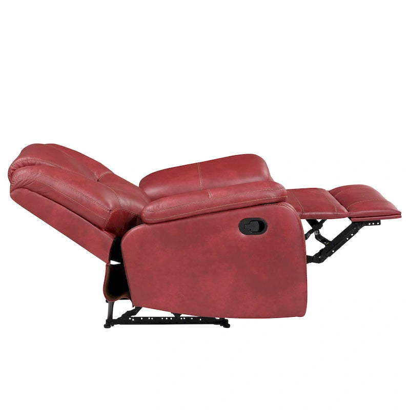Fauteuil inclinable manuel en similicuir Kameryn de Steve Silver