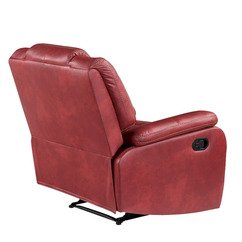 Fauteuil inclinable manuel en similicuir Kameryn de Steve Silver