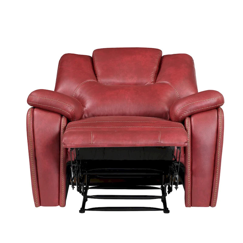 Fauteuil inclinable manuel en similicuir Kameryn de Steve Silver