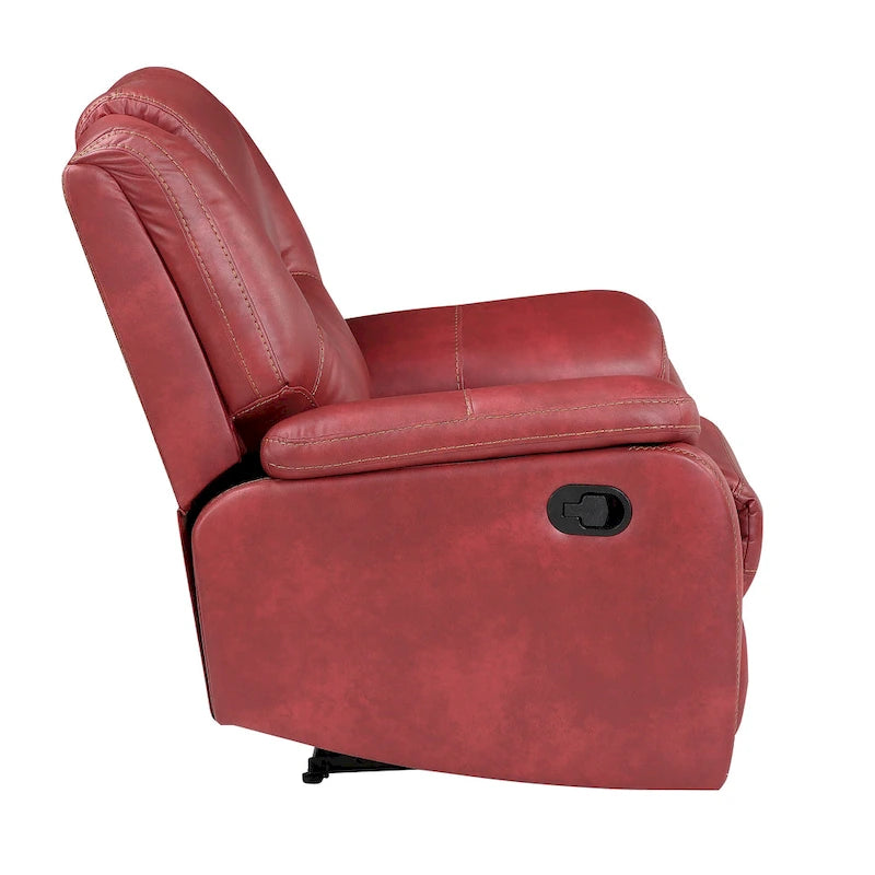 Fauteuil inclinable manuel en similicuir Kameryn de Steve Silver