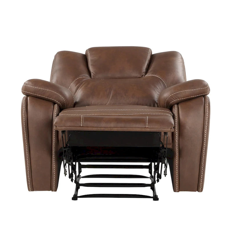 Fauteuil inclinable manuel en similicuir Kameryn de Steve Silver