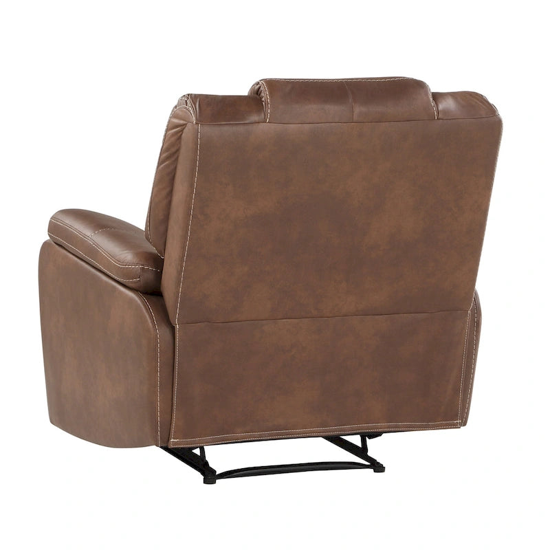 Fauteuil inclinable manuel en similicuir Kameryn de Steve Silver