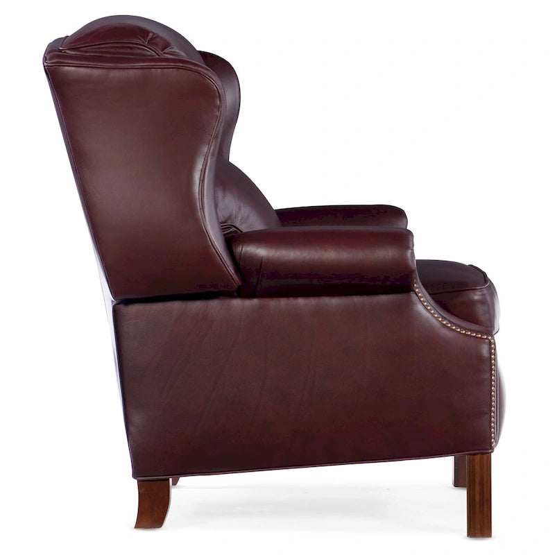 Fauteuil à oreilles inclinable de style Chippendale