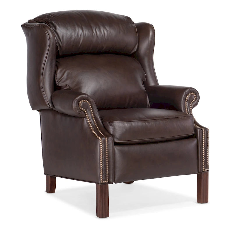 Fauteuil à oreilles inclinable de style Chippendale