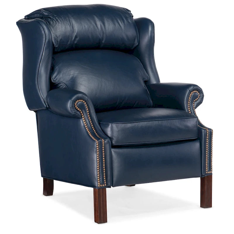 Fauteuil à oreilles inclinable de style Chippendale