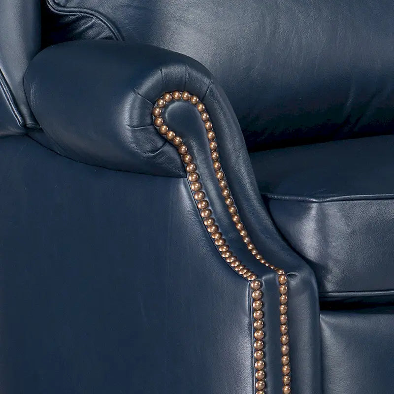 Fauteuil à oreilles inclinable de style Chippendale