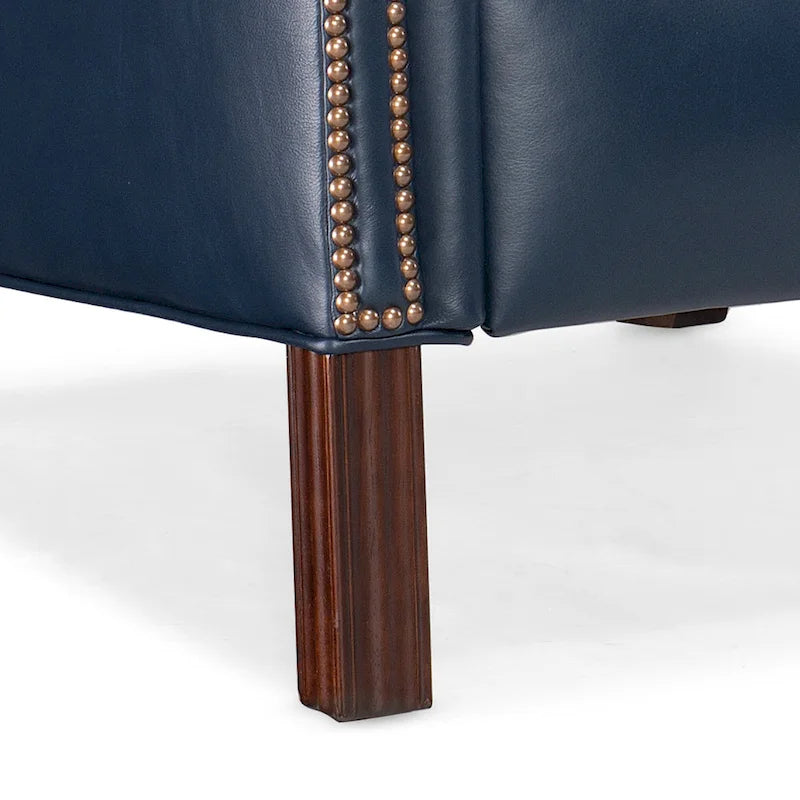 Fauteuil à oreilles inclinable de style Chippendale
