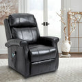 Fauteuil inclinable releveur électrique pour personnes âgées en similicuir GZMR