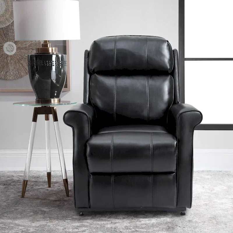 Fauteuil inclinable releveur électrique pour personnes âgées en similicuir GZMR