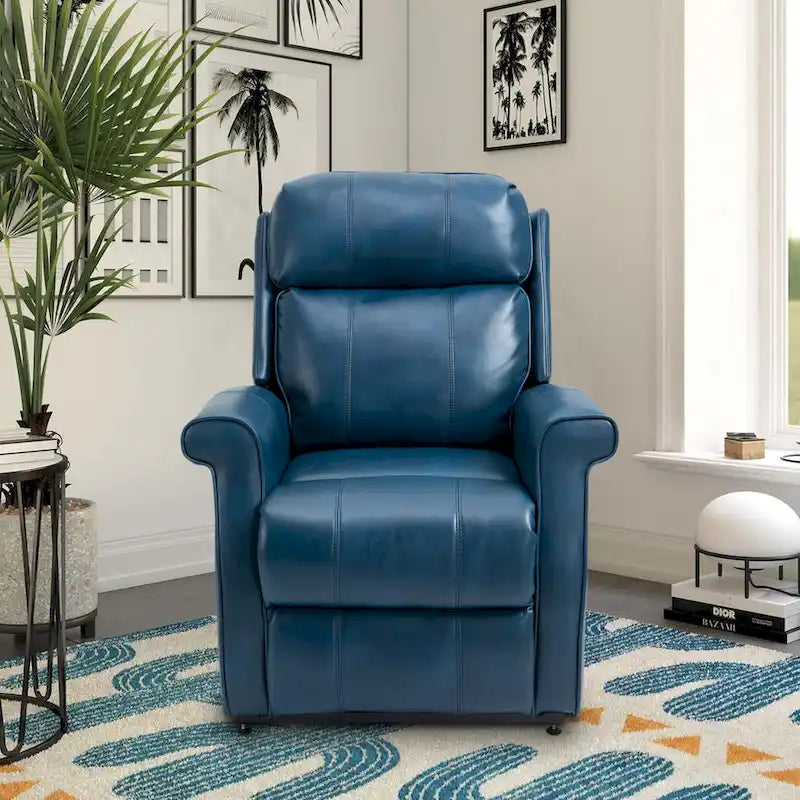 Fauteuil inclinable releveur électrique pour personnes âgées en similicuir GZMR