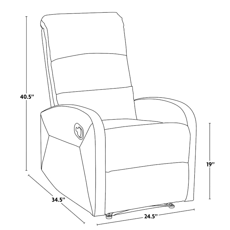 Fauteuil inclinable Carson Carrington Marielle