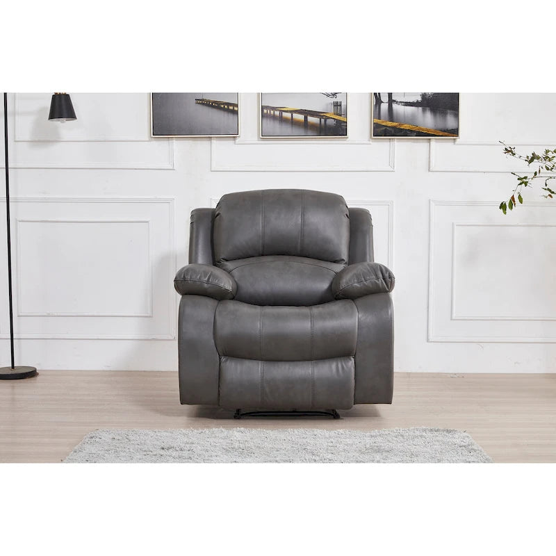Fauteuil inclinable individuel en cuir collé Betsy Furniture Power Rclining 8018