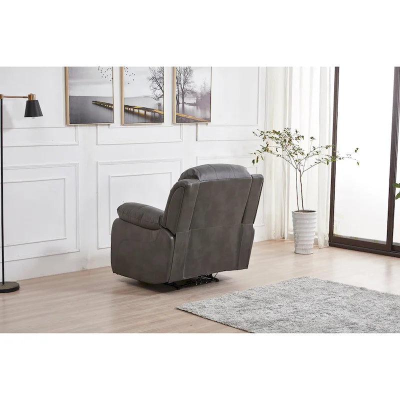 Fauteuil inclinable individuel en cuir collé Betsy Furniture Power Rclining 8018