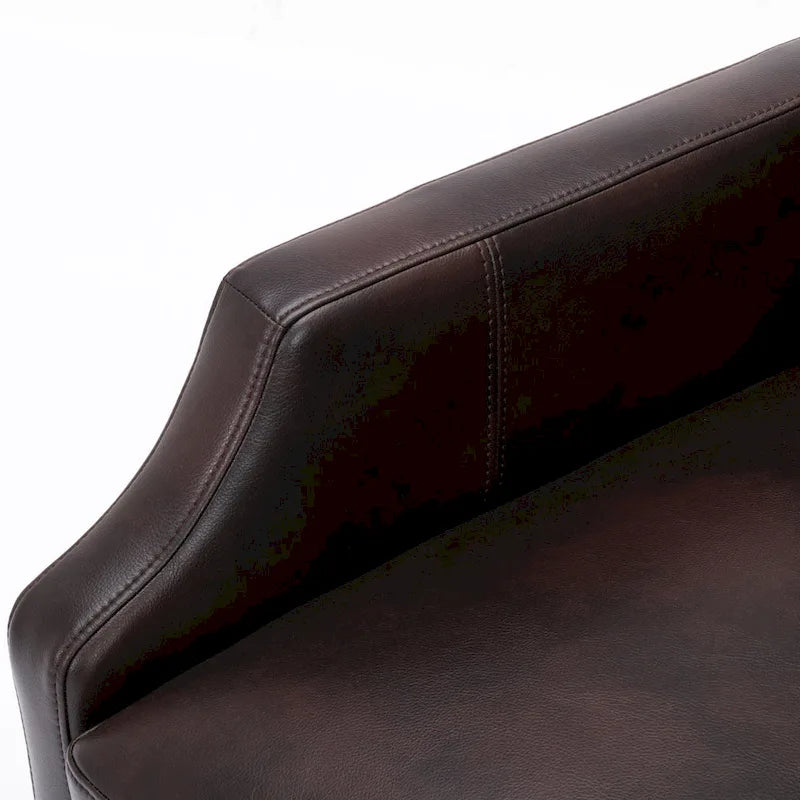 Fauteuil inclinable Brooklyn en similicuir à dossier poussoir de Greyson Living