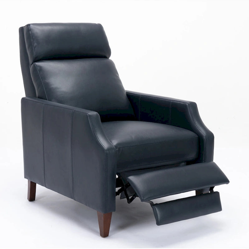 Fauteuil inclinable Brooklyn en similicuir à dossier poussoir de Greyson Living