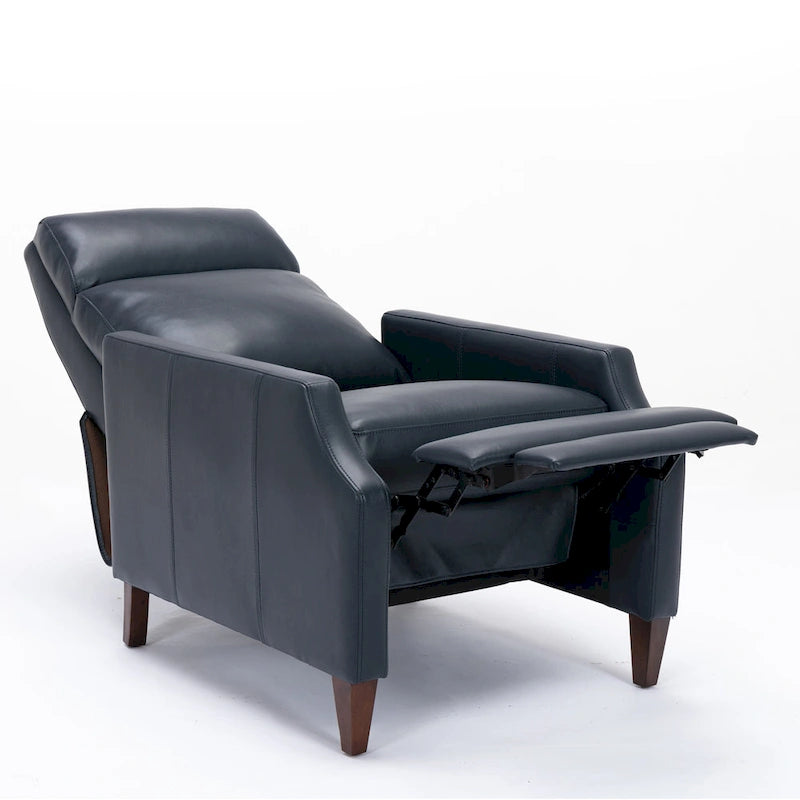 Fauteuil inclinable Brooklyn en similicuir à dossier poussoir de Greyson Living