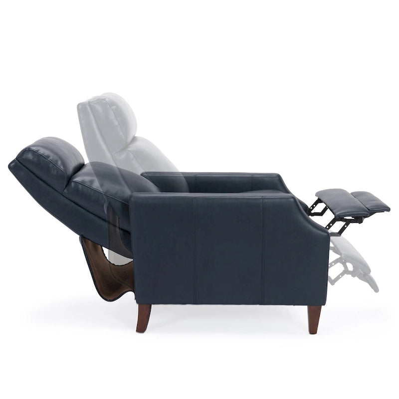 Fauteuil inclinable Brooklyn en similicuir à dossier poussoir de Greyson Living