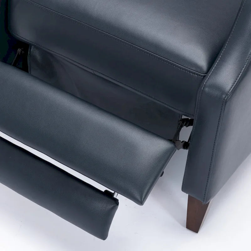Fauteuil inclinable Brooklyn en similicuir à dossier poussoir de Greyson Living