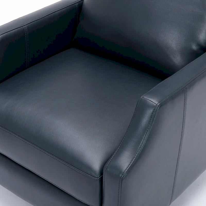 Fauteuil inclinable Brooklyn en similicuir à dossier poussoir de Greyson Living