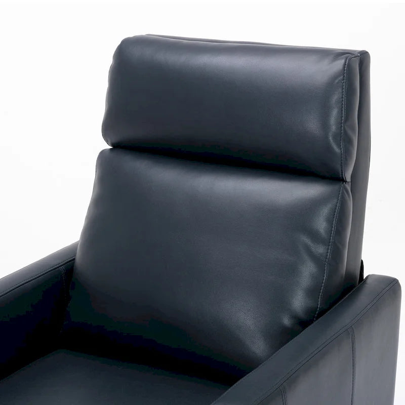 Fauteuil inclinable Brooklyn en similicuir à dossier poussoir de Greyson Living