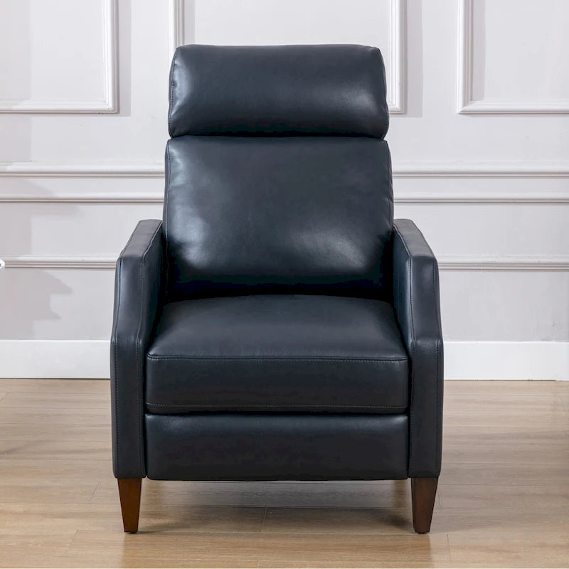 Fauteuil inclinable Brooklyn en similicuir à dossier poussoir de Greyson Living