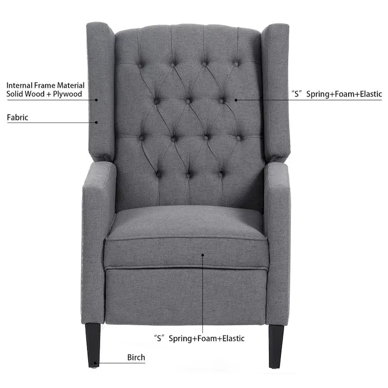 Fauteuil inclinable manuel de 27 po de largeur