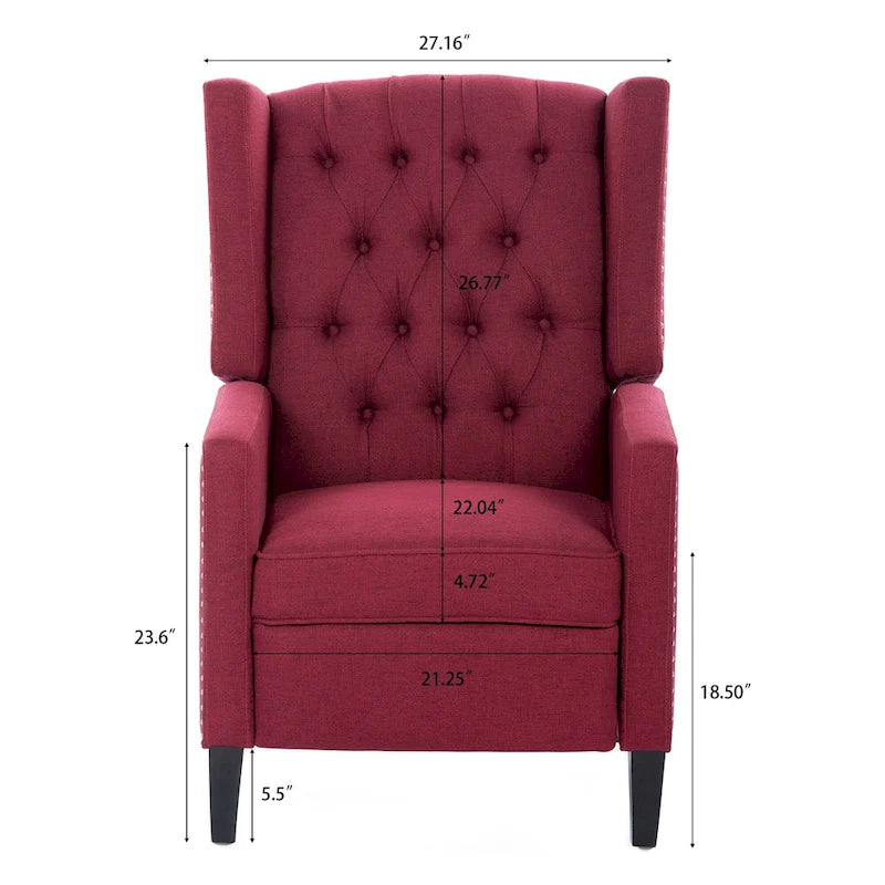 Fauteuil inclinable manuel de 27 po de largeur