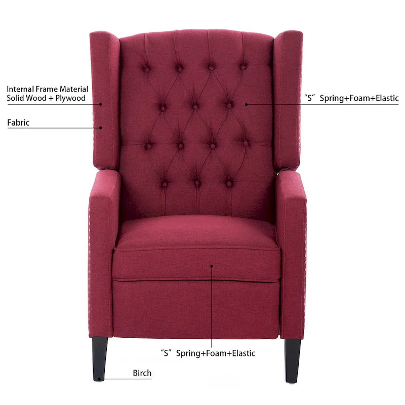 Fauteuil inclinable manuel de 27 po de largeur