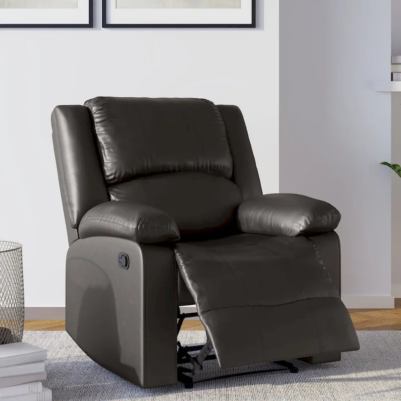Relax A Lounger Porter Fauteuil Inclinable Manuel en Similicuir par iLounge