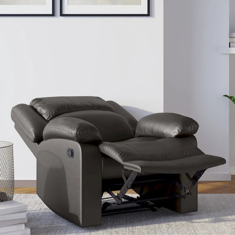 Relax A Lounger Porter Fauteuil Inclinable Manuel en Similicuir par iLounge