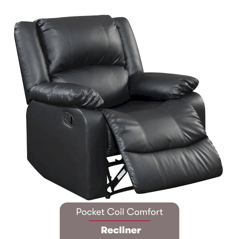 Relax A Lounger Porter Fauteuil Inclinable Manuel en Similicuir par iLounge