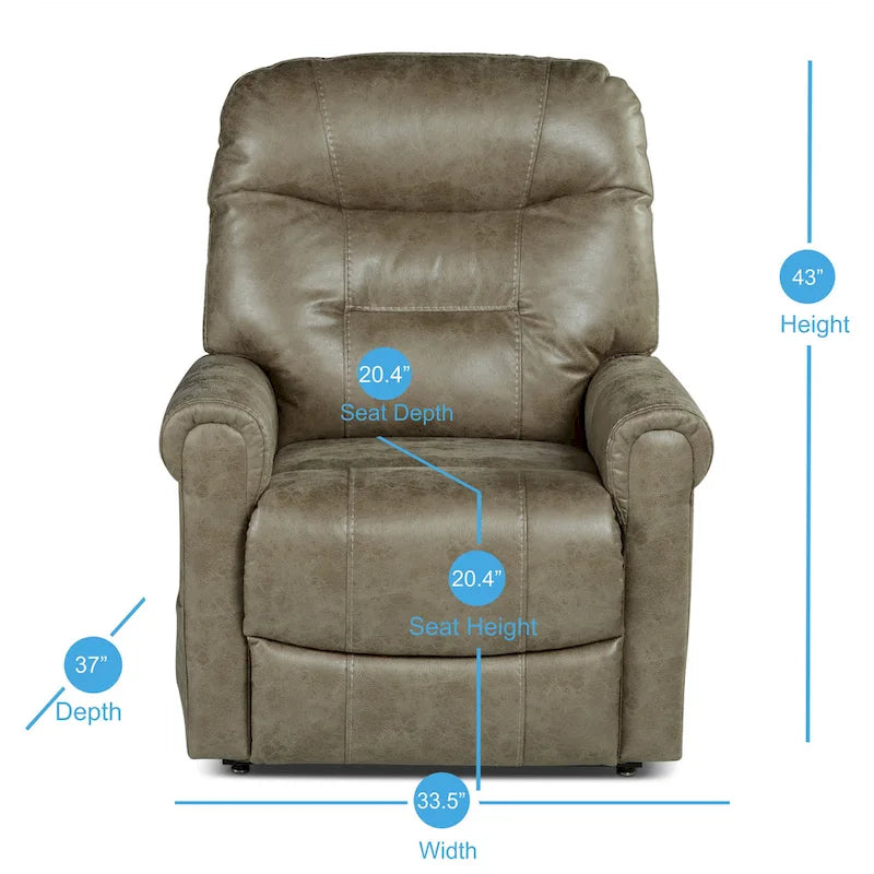 Fauteuil releveur Osceola avec fonction chauffante et massante
