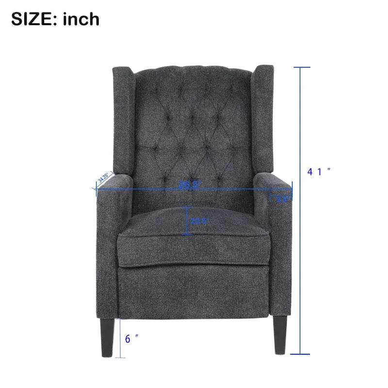 Fauteuil inclinable à dossier basculant Merax