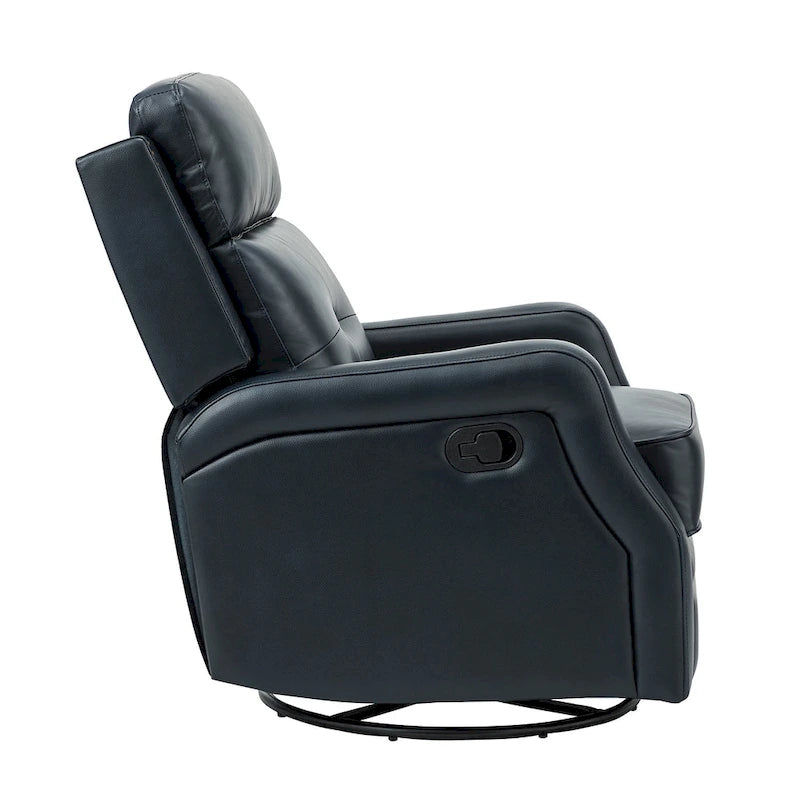 Ensemble de 2 fauteuils inclinables Beatriz pour salon avec base en métal