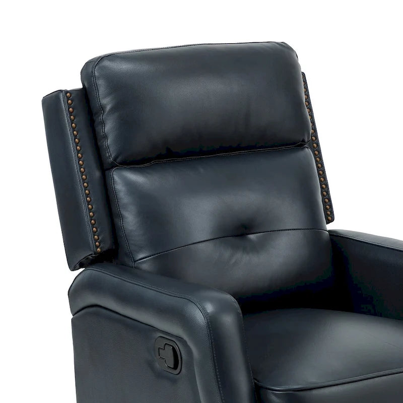 Ensemble de 2 fauteuils inclinables Beatriz pour salon avec base en métal
