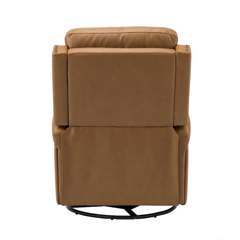 Ensemble de 2 fauteuils inclinables Beatriz pour salon avec base en métal