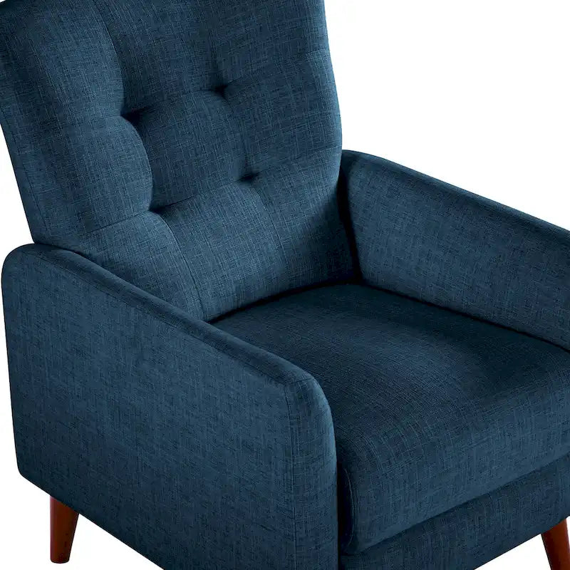Fauteuil inclinable manuel Aurora Comfy avec base en bois