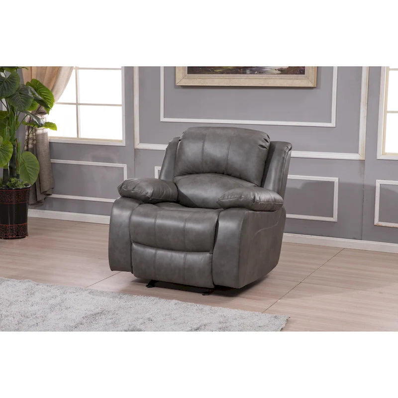 Fauteuil inclinable manuel une place Betsy Furniture en cuir reconstitué 8018