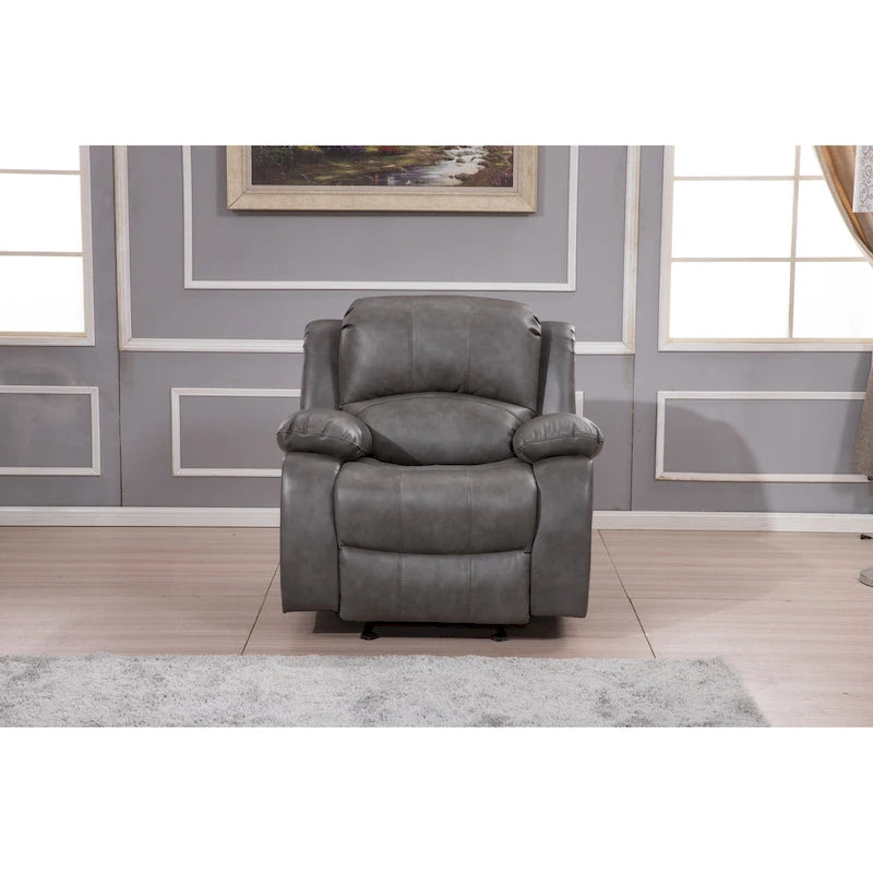 Fauteuil inclinable manuel une place Betsy Furniture en cuir reconstitué 8018
