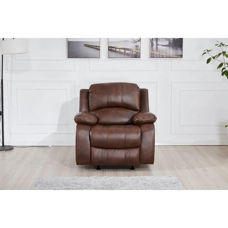 Fauteuil inclinable manuel une place Betsy Furniture en cuir reconstitué 8018
