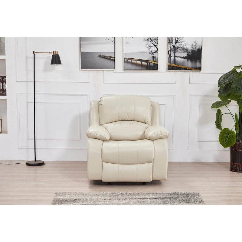 Fauteuil inclinable manuel une place Betsy Furniture en cuir reconstitué 8018