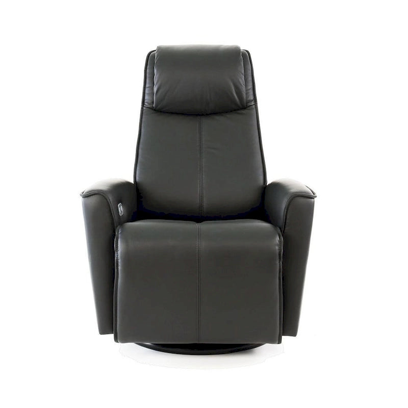 Fauteuil inclinable pivotant en cuir Fjords Urban