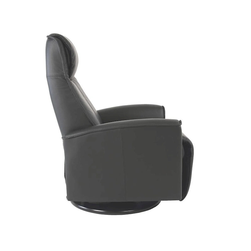 Fauteuil inclinable pivotant en cuir Fjords Urban