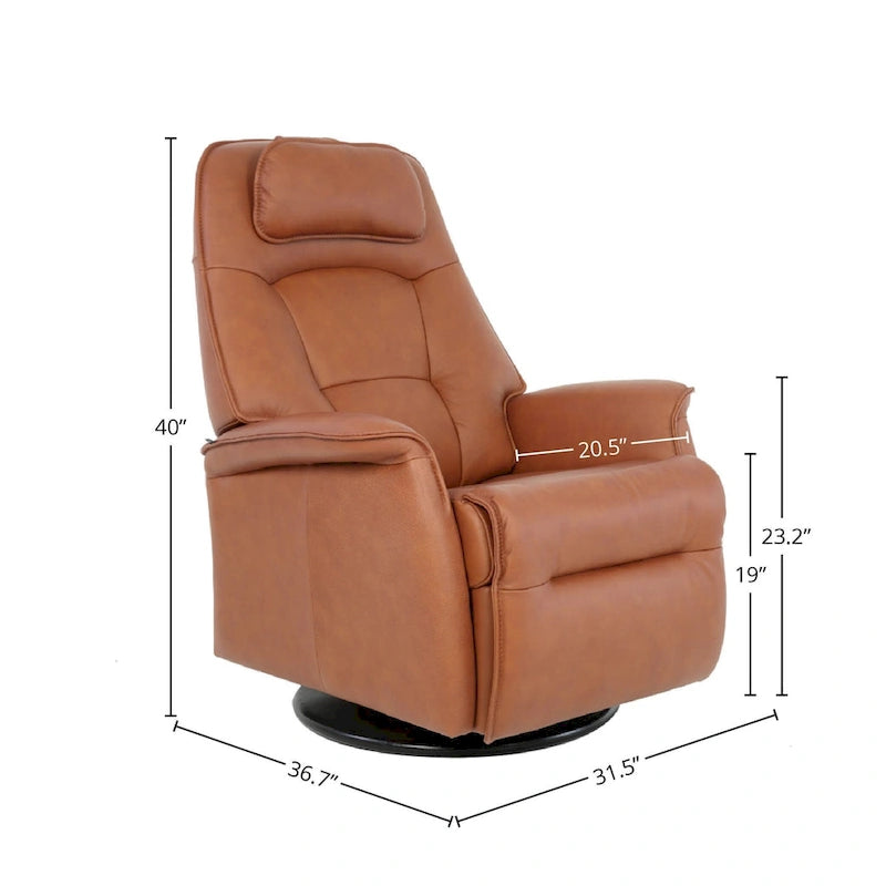 Fauteuil relax en cuir Fjords Stockholm