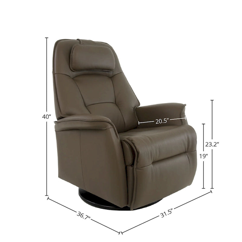 Fauteuil relax en cuir Fjords Stockholm