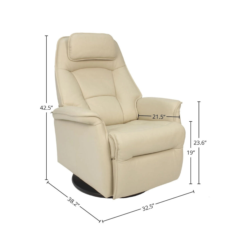 Fauteuil relax en cuir Fjords Stockholm