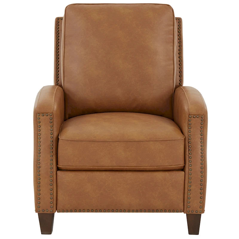 Fauteuil inclinable à dossier basculant en similicuir Julian par Greyson Living