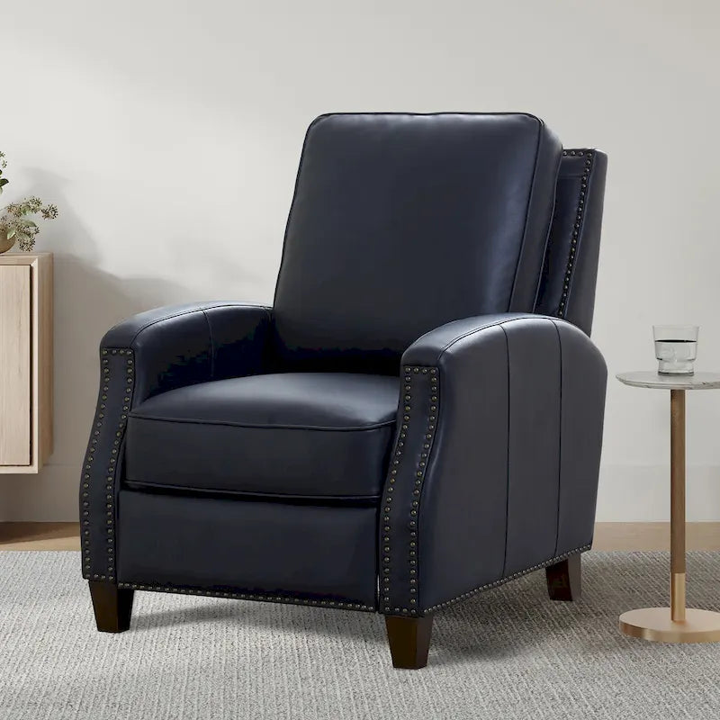 Fauteuil inclinable à dossier basculant en similicuir Julian par Greyson Living
