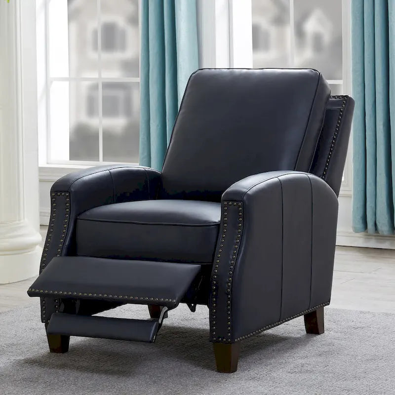 Fauteuil inclinable à dossier basculant en similicuir Julian par Greyson Living
